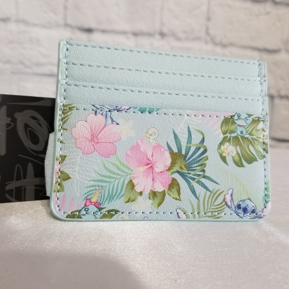 Loungefly Lilo and Stitch Tropical Duckling Disney Cardholder Wallet New - Picture 8 of 14